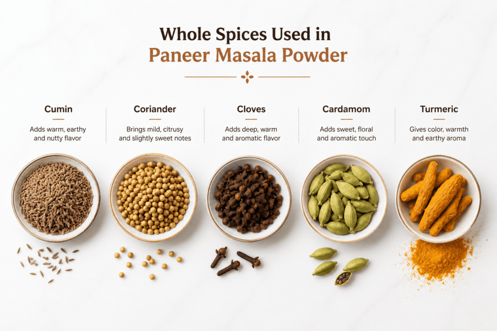 Paneer masala nutrition facts showing protein calcium and spice benefits for a healthy Indian vegetarian diet