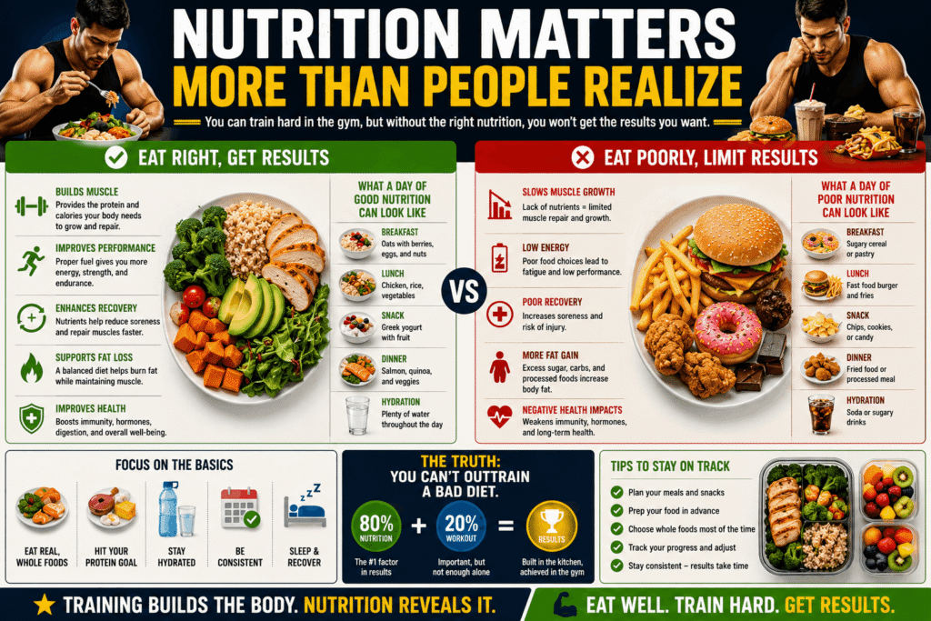 Nutrition matters, fitness nutrition guide, healthy eating habits, balanced diet, muscle growth nutrition, workout nutrition, healthy meal plan, protein rich foods, fitness diet, healthy lifestyle, sports nutrition, muscle recovery foods, nutrition infographic, weight loss nutrition, clean eating, healthy food choices, gym nutrition, bodybuilding diet, nutrition tips, healthy meal preparation