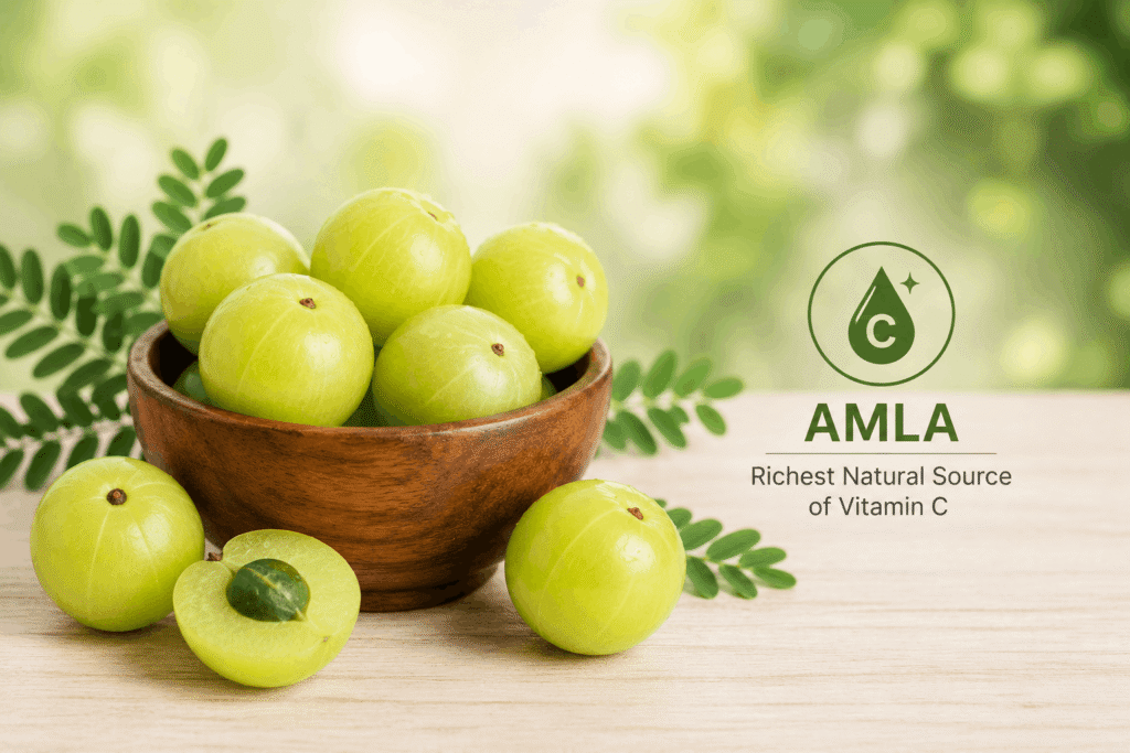 Fresh amla Indian gooseberry best natural food for hair growth