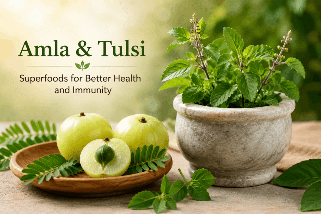 Amla and tulsi, superfoods for better health and immunity
