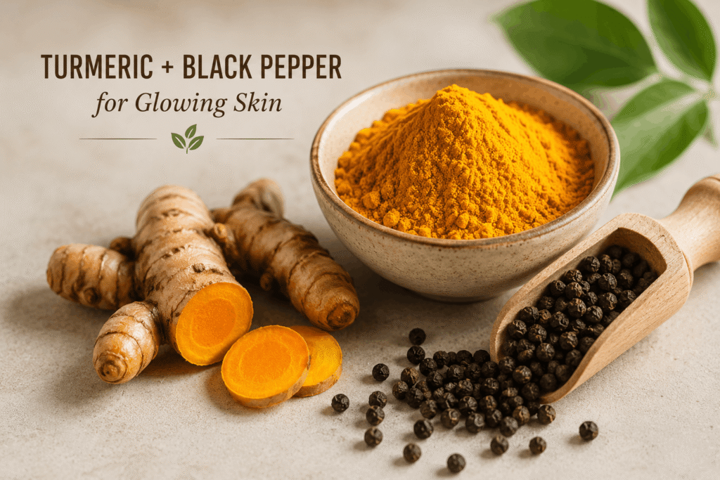  Turmeric and black pepper for glowing skin diet benefits