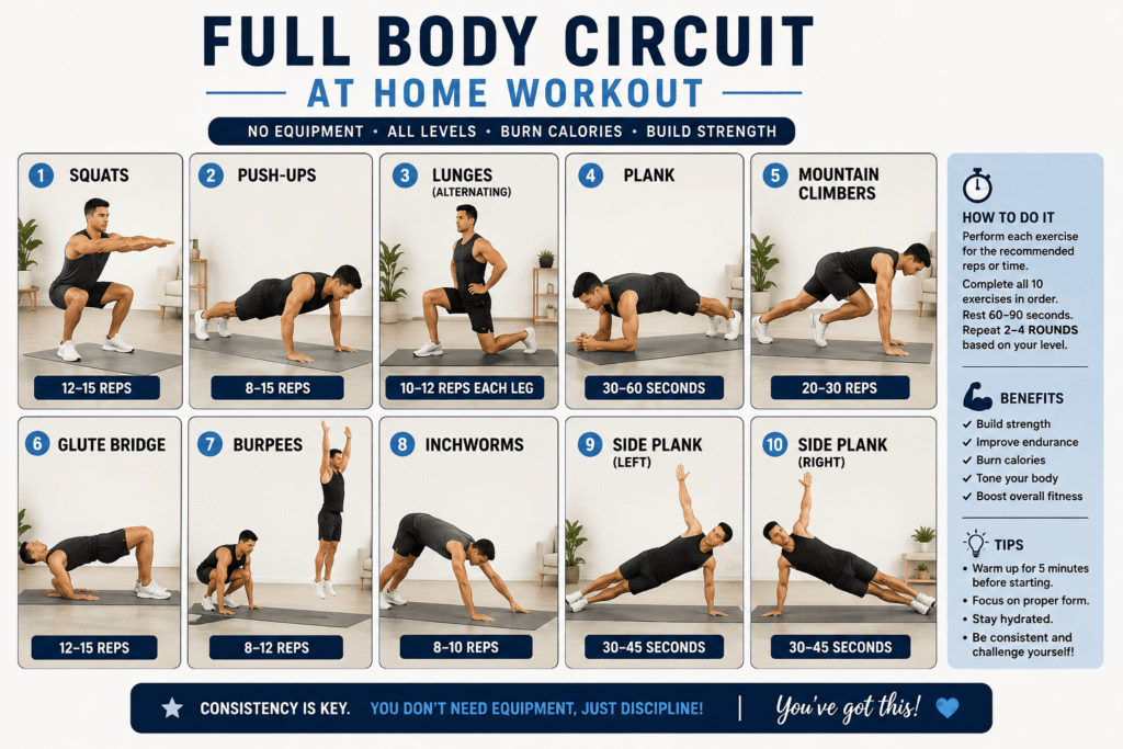 One push-up, push hips up into a downward dog stretch. Move back and forth between the two shapes. Engagement in the chest, shoulders, triceps, and the entire core.