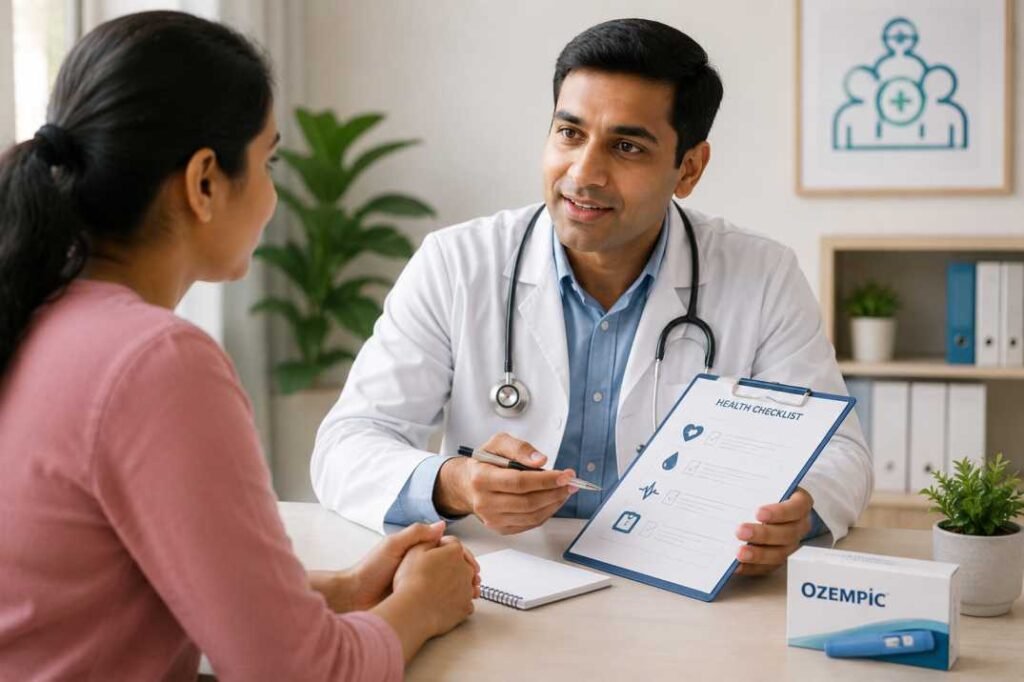 Doctor consultation before starting Ozempic