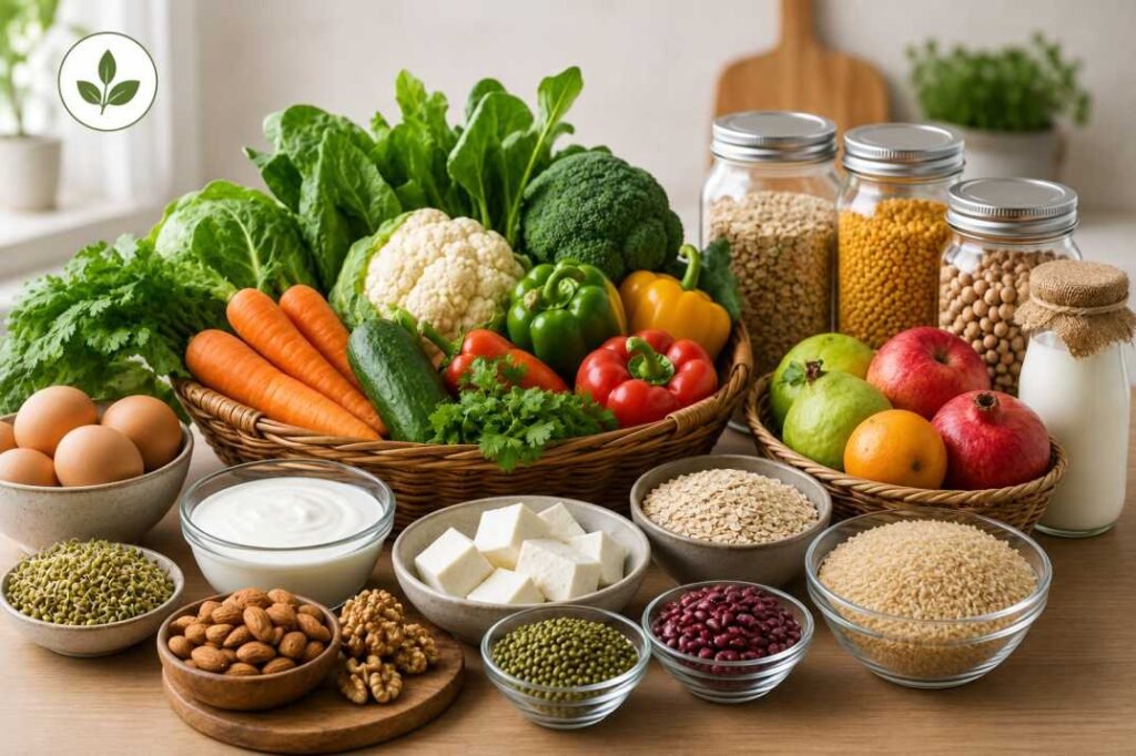 Weekly grocery list for Indian weight loss diet plan